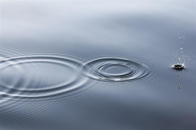 Ripple in the water